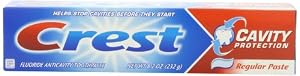 Crest Cavity Protection Toothpaste, Regular, 8.2 Oz (Pack of 6)