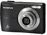 Olympus FE-26 Digitalkamera (12 Megapixel, 3-fach opt. Zoom, 6,9 cm (2,7 Zoll) Display) Cosmic Black
