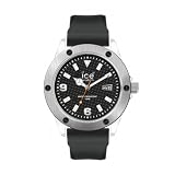 Ice-Watch Men's XX.SR.XX.R.09 XXL Collection Carbon Dial Black Rubber Strap Watch