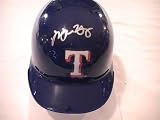 MICHAEL YOUNG SIGNED AUTOGRAPHED MINI HELMET TEXAS RANGERS PROOF COA + HOLOGRAM