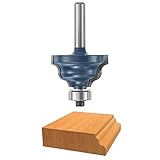 Bosch 85606M Wavy Edge Router Bit 1/4-Inch Shank With Ball Bearing [並行輸入品]