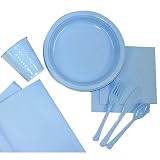 Blue Tableware Party Pack Kit