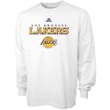 adidas Los Angeles Lakers True White Long Sleeve T-shirt
