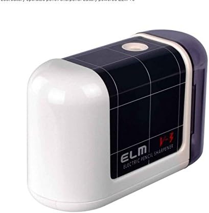 Bestblue Electric Pencil Sharpener Battery Operated Electric Automatic Pencil Sharpener,White