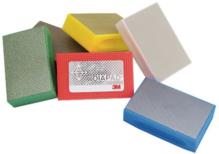 3M 6002J Diamond Hand Pads - 2-1/4 x 3-3/4. 1800 grit hand pad.