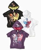 Pepe Jeans - Pepe Jeans Girls Aubree Foil-Print Short-Sleeved Hoodie