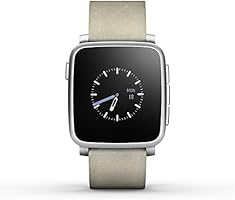 Pebble Time Steel Smartwatch - Silver