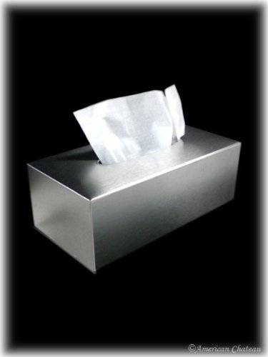 18/10 Stainless Steel Kleenex Tissue Box Cover Holder
