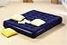 flocked air bed with intergrated foot pump