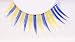 Zinkcolor Blue Yellow False Eyelashes G238 Glow In The Dark Halloween Costume