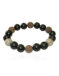 Sterling Silver 7.54ct Diamond Beads Cord Bracelet Fashion Jewelry
