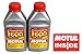 Motul (2 Pack) 100949 RBF 600 DOT 4 100% Synthetic Factory Line Racing Brake Fluid with Premium Motul Sticker (2)
