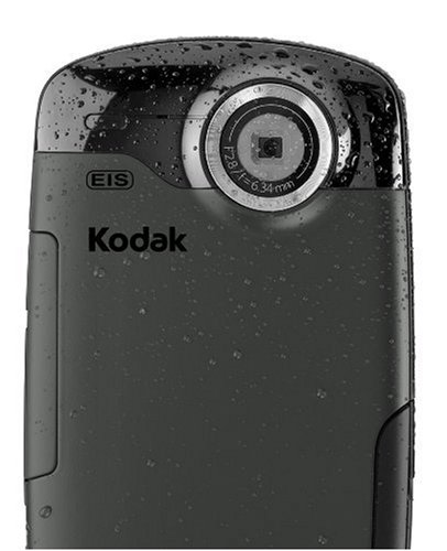 Kodak PlaySport Waterproof Pocket-Camcorder (SD Kartenslot, 5 Megapixel, 5,0 cm Display, HDMI Kabel) schwarz