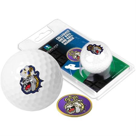 James Madison Dukes Jmu Ncaa Collegiate Logo Golf Ball Ball Marker
