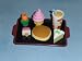 Japan Iwako Fun Educational Pull / Take Apart Japanese Puzzle Eraser / Erasers - Mini Pancake Breakfast - Brunch Tray (Included) Posicle, Milk Shake, Cake....etc. Great for Party Favors, Miniature Doll House / Cake Decorations.