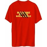 Beware Of The Bald Eagle Animals Mens T-Shirt (Red, Sizes X-Small - XXX-Large)