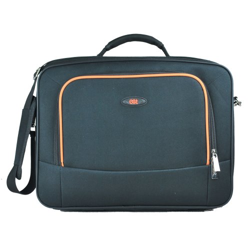 Ecat Classic 45,7 cm (18 Zoll) Laptop Aktentasche schwarz/orange