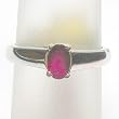 14K White Gold Ruby Ring