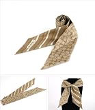 100% Authentic Coach Chelsea Ponytail, Bag Scarf 100% Silk Khaki