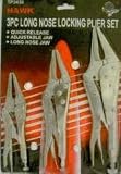 3 Needle Nose Locking Pliers 3 Piece Long Nose Vice Grip Plier Set 5 7 10 Inch