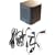 AMP'D Mobile Speaker Cube for iPods, MP3 Players, Mobile Phones, CD Players, and Computers