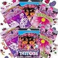 Over 50 Asstd. Tattoos - Girls Theme