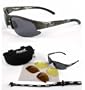 OCCHIALI DA SOLE SPORTIVI POLARIZZATI, CAMUFFAMENTO Catch Pro con lenti antiriflesso, polarizzate e intercambiabili. Ideali per pesca, cacciatori e militari. Protezione UV400