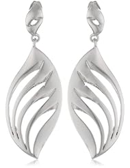 Bronze Scalloped Drop Earrings