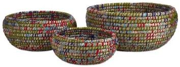 IMAX 84683-3 Curtis Woven Bowls, 3-Pack