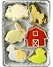 Beautiful Cookies Organic Farm Animals Organic Cookies Cookies, 24 Cookies