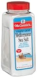McCormick Sea Salt, Mediterranean, Ground Coarse, 43-Ounce Plastic Bottle (Pack of 3)