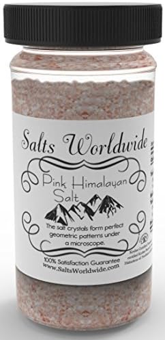 Pink Himalayan Salt - 4 Oz Glass Salt Shaker X Fine Grain Quality Kosher Grade Salt - Sea Salt - Best Seller (500 Jars)