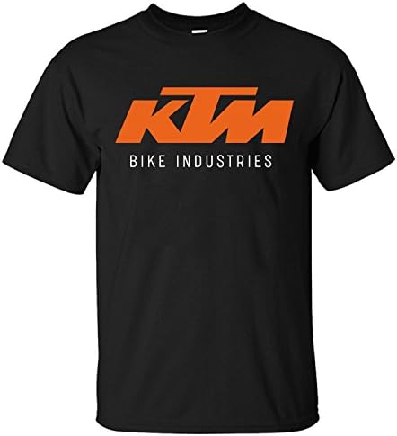KIEE Men's Ride Orange KTM Ken Roczen Short Sleeve T-shirts black M