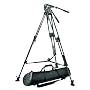 Manfrotto Pro Video Support System w/ 542ART Roadrunner Tripod, 516 Pro Video Head, Half Ball, and MBAG100P Padded Tripod Case