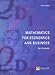 Mathematics for Economics...