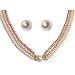 Beaded Necklace Set Chokar Necklace with Earrings 16 "