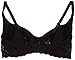 Lily of France Women's Value in Style Smooth Cup with Lace Push Up Bra 2111541, Black, 34A