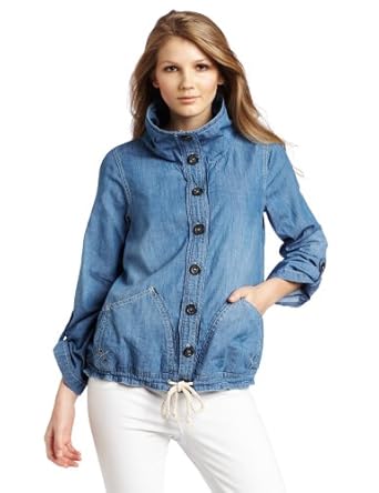 Democracy Women's Roll Tab And Cf Lace Drawstring Jacket Democracy Women's Roll Tab And Cf Lace Drawstring Jacket