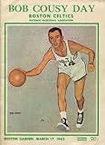 Bob Cousy Day 1963 Boston Celtics Program