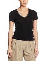 BORBONESE Camiseta Manga Corta (Negro)