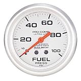 Auto Meter 4412 Ultra-Lite Mechanical Fuel Pressure Gauge