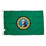 Washington State flag 6 x 10 feet nylon Flag