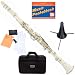 Mendini MCT-W+SD+PB White ABS B Flat Clarinet with Case, Stand, Pocketbook, Mouthpiece, 10 Reeds and More image 2