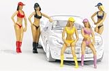 1/32nd scale Pit Babes, pack of 5