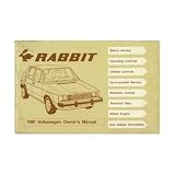 1981 VOLKSWAGEN RABBIT Owners Manual User Guide by Volkswagen