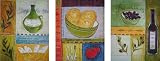 Italian Kitchen Series by Heather Ramsey - Gallery Wrapped, Stretched Canvas Oil Paintings - Size 8x10 each