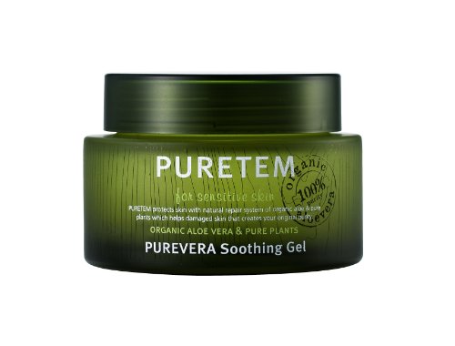Puretem Purevera Facial Skin Soothing Gel (100% Organic Aloe Vera)