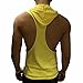 Men's Hooded Gym Tank Top Stringer Bodybuilding Vest Workout Muscle Shirt