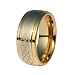 9mm Tungsten Golden Celtic Men's Wedding Rings Men's Engagement Bands Designer Rings (Available in Whole & Half Sizes 4.5-17)