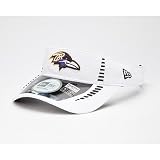 NFL Unisex Adult Baltimore Ravens Training Camp Visor (White, One Size Fits All)